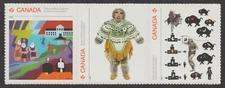 Canada 3456-3458 Truth and Reconciliation P strip 3 MNH 2024