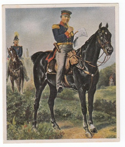 1935 Handelskarte Preußischer Feldmarschall August Neidhardt von Gneisenau 1760-1831