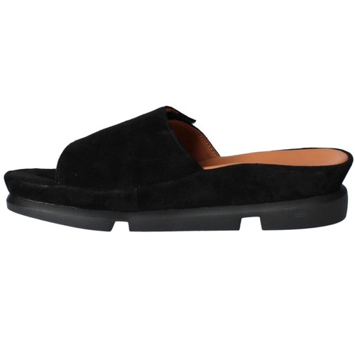 L'Amour Des Pieds Vester Black Suede Slide Mule Sandal Comfortable Flat Shoe 9.5 - Picture 4 of 14