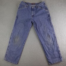 Vintage Brittania Jeans Mens 32x30 Blue Denim...