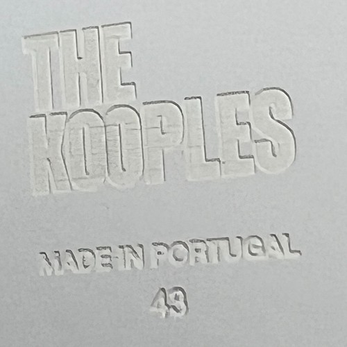 The Kooples Men Low Sneakers AHCH25027K White Leather Lace-Up Trainer Shoe 10/43 - Picture 8 of 9
