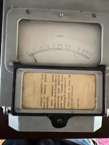 James Biddle Megger Insulation Tester Type MEG Mohms - Picture 3 of 8