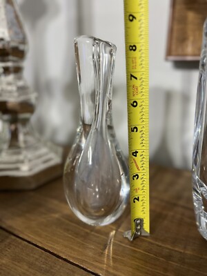 Kosta Boda Teardrop Raindrop drop Vase Signed 47800 Warff