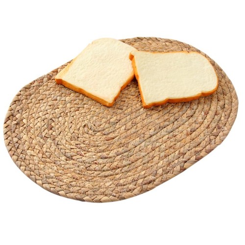 11/18/30/36/40cm Straw Round Placemats & Coasters Woven Table Place Dinner Mats - Picture 11 of 18