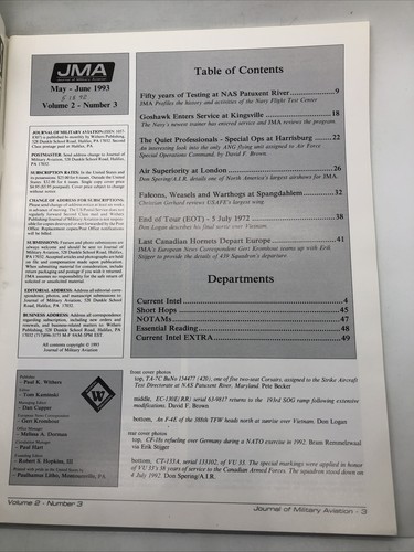 Journal Of Military Aviation May/June 1993 - Picture 2 of 4