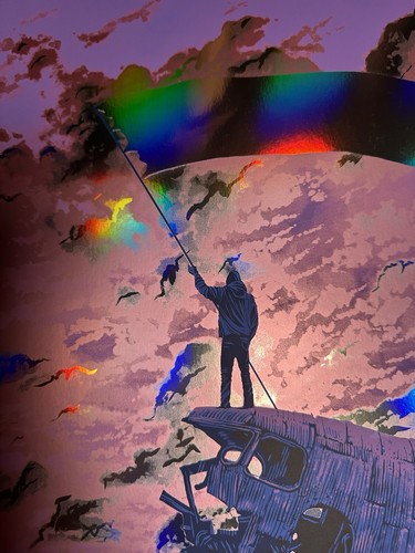 Daniel Danger Holding Ribbons, Crossing Coffins Foil Variant Signed Numbered/100 - Picture 10 of 16