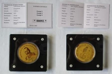 Gold 1/200 oz Medal Monarchs of the British Empire George V Au 999 (107057)
