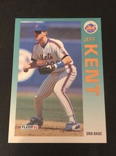 1992 Fleer Update Jeff Kent Rookie #U-104