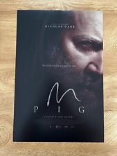 * NICOLAS CAGE * signed 12x18 poster * PIG * * NICOLAS CAGE * signed 12x18 poster * PIG *