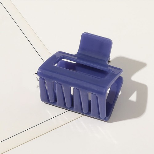 Groß Damen Hair Claw Groß Haarspange Rechteckig Acryl Harz Haarspange Clip *J - Picture 65 of 68