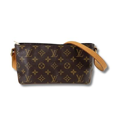 #ad #ad LOUIS VUITTON Trotter Shoulder Bag Crossbody Monogram M51240 LV Brown Used F S