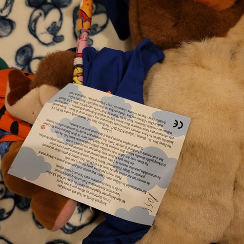 Disney Store Plush Winnie the Pooh Graduate Owl, 11” & Roo 7 " School Plush Rare - Picture 6 of 10