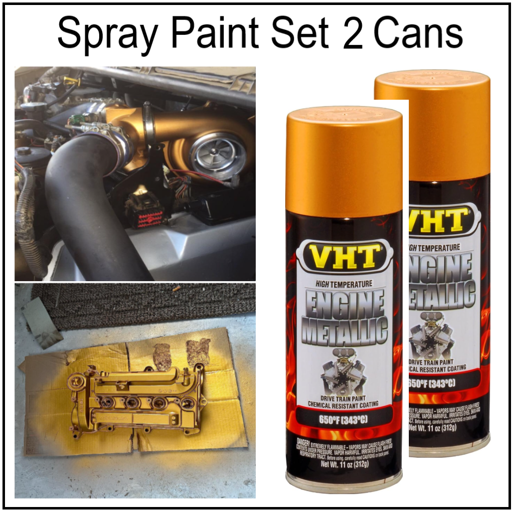 Valve Cover Metallic Gold Flake Spray Paint Brake Caliper Engine