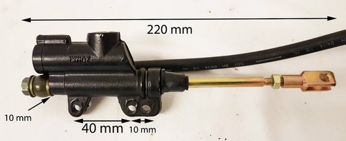 CBS04 BREMSSATTEL HINTEN, BELÄGE, AUSGLEICHSBEHÄLTER, NEHMERZYLINDER 110cc 125cc DIRTBIKE - Bild 4 von 9