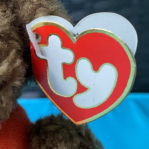TY 1993 PETER the PUMPKIN BEAR ATTIC TREASURES - MINT - SEE VIDEO - Bild 5 von 15