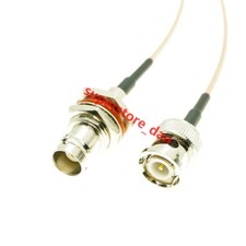 BNC Male to BNC Female Bulkhead Network Antenna Coaxial Pigtail RG316 CABLE