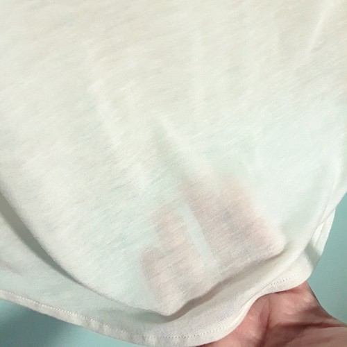 French Connection Top Blouse size Small, EUC! Career Casual Silky Knit Dot White - Picture 9 of 9