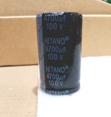 4 x NEU Hitano ELP472M2ABA Elektrolyt Radial Kondensator 4700uF 100V Snap-In
