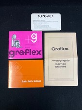 1968 GRAFLEX PACEMAKER CROWN  SPEED GRAPHIC CAMERAS AND SHUTTER GUIDEBOOKS MORE