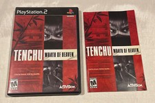 Tenchu 3 Wrath of Heaven (PlayStation 2 PS2 2003) Complete w/ Manual