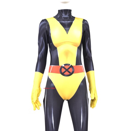 X-Men Kitty Pryde Cosplay Kostüm Overall Halloween Outfits Requisiten Erwachsene Kinder - Bild 4 von 6