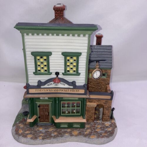 Dept 56 Wm Walton orologi e pezzi da tasca 56628 New England Village con scatola