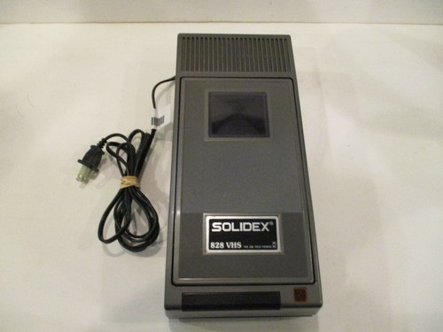 Solidex VHS Video Cassette Tape Rewinder 828 Plug In TESTED Single Rewind - Picture 1 of 4