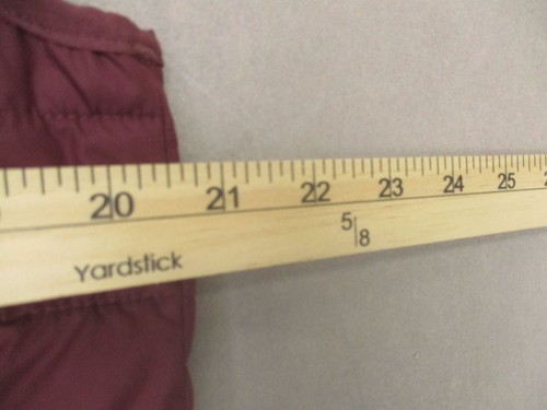 Columbia Size XL Womens Burgundy Full Zip Stand Collar Pocket Insulated Vest 569 - Picture 6 of 12