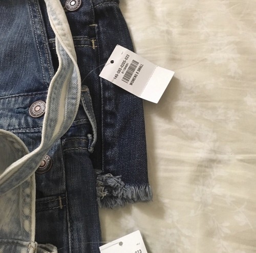 abercrombie and fitch Short overalls NWT SET OF 3 Size XS - Picture 3 of 3