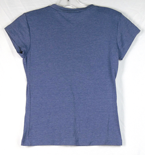Junk Food ROLLING STONES Classic Logo Blue T-Shirt Girl's L Made in USA - Picture 2 of 2