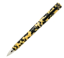 Tibaldi Perfecta LP Vinyl Yellow Rollerball Pen, New in Box, Made in Italy