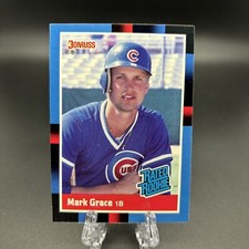 1988 Donruss Mark Grace Rated Rookie Card R35673 **READ DESCRIPTION**