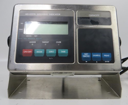 A&D AD-4327A Indicatore di peso display in scala con trasduttore revere CSP-D3-10K - Foto 4 di 10