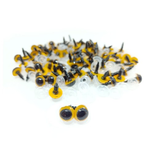 BULK <800PCS 10mm Colour Safety Eyes For Teddy Bear Doll Animal Puppet Plastic - Picture 8 of 11