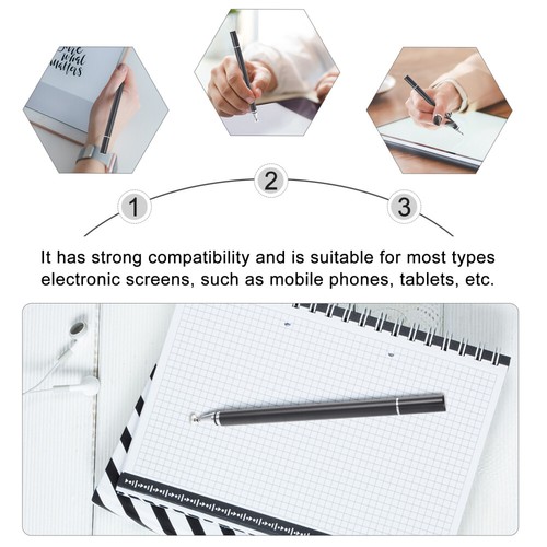 2 Pack Capacitive Screen Pens for Tablets Phone Stylus - Zdjęcie 8 z 12