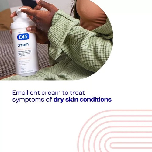 E45 Cream Pump 500 g Itch Relief Dermatological Skin Dry Care AUTHORISED SELLER - Picture 3 of 5