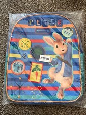 Peter Rabbit Kids Childrens Premium Backpack School Rucksack Travel Bag Boy Girl