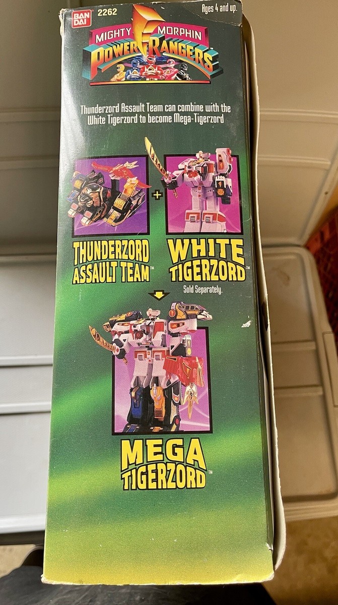 Mighty Morphin Power Rangers Thunderzord Assault Team - 4 NEW