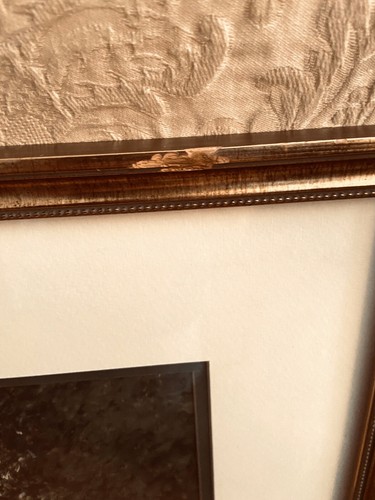 Claude Monet. Impressionist Pain The Parc Monceau Matted Gold Wood Framed Print - Picture 4 of 12