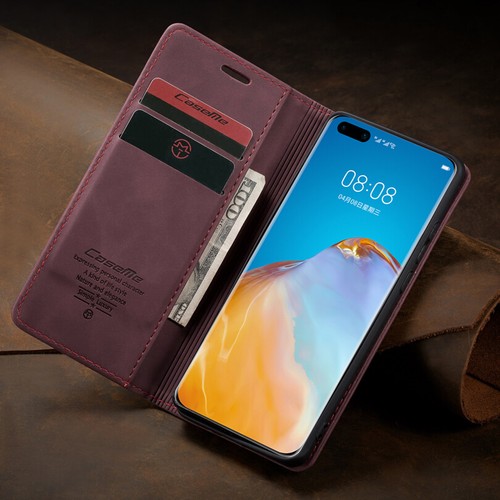 For Huawei P40/P30/P20 Lite Pro/P Smart Leather Wallet Case Magnetic Flip Cover - Picture 41 of 45