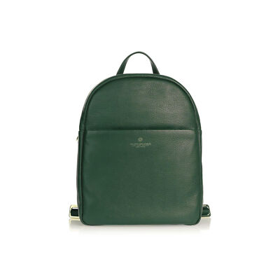 Women backpack Spalding Tiffany fashion casual green leather bag rucksack  ladies