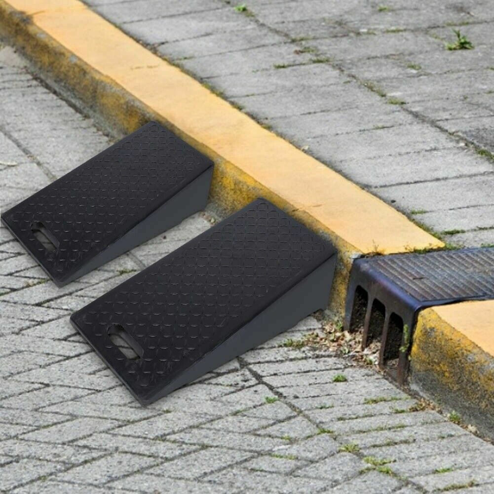 Loading Docks Black Garages Size : 50cm50cm13cm Wheelchair Ramps Durable Multi-Purpose Ramp for Cars Kerb Ramps,Heavy Rubber Road Ramp