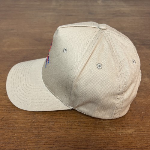 National D-Day Memorial WW2 Hat Cap Tan Cotton Snapback Trucker One Size - Picture 2 of 6
