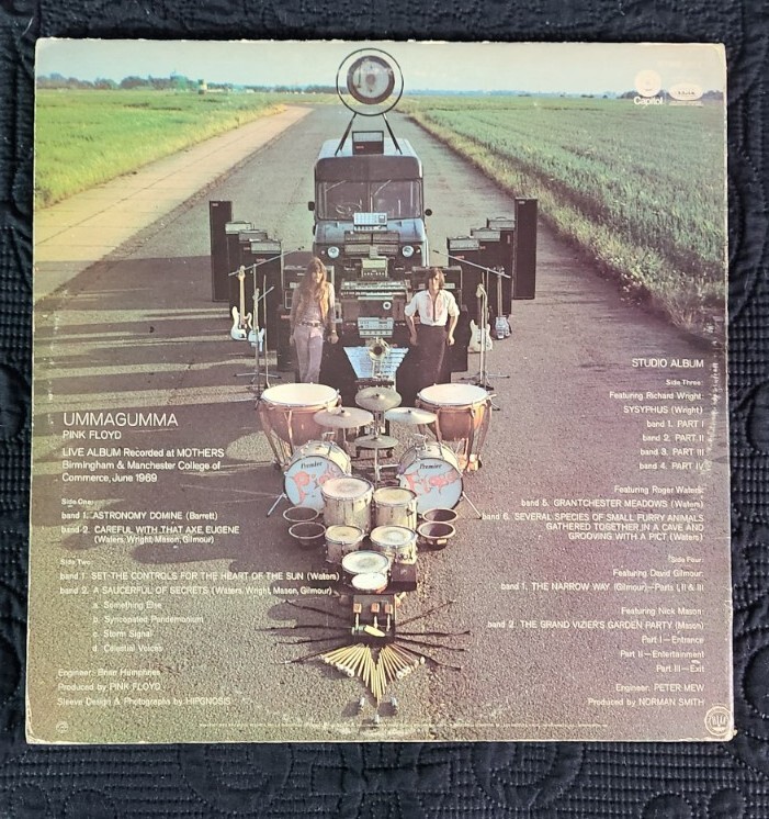 Pink Floyd ‎- Ummagumma (VG) LP Vinyl Record (x2) - 1969 Harvest