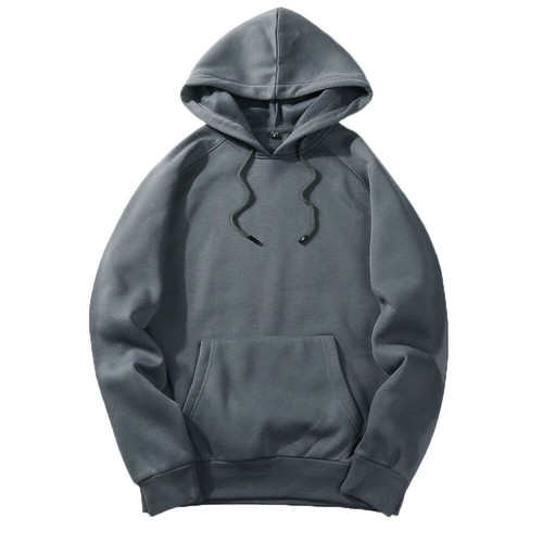 Unisex Pullover Hoodie Classic Hooded Sweatshirt Casual Plain Work Jumper Top - Picture 15 of 19