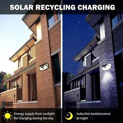 1/2/4/8 x 100 LED Solar Motion Sensor Light Outdoor Security Garden Waterproof - Picture 6 of 15