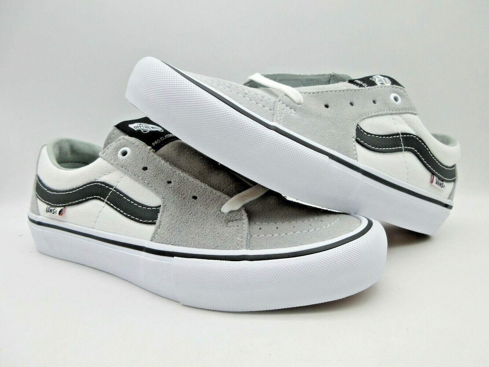 Vans Sk8 Low Pro Classics Gray/White/Black Men's Size Pop Cush Insole | eBay Vans Sk8 Low Pro Classics Gray/White/Black Men's Size Pop Cush Insole | eBay