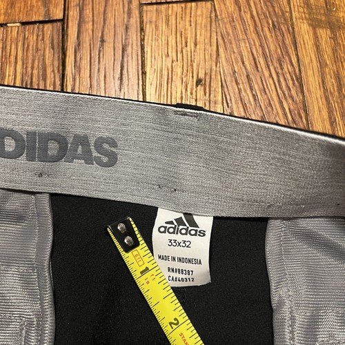Adidas Golf Pants Size 33x32 Black Lightweight Stretch - Picture 5 of 9