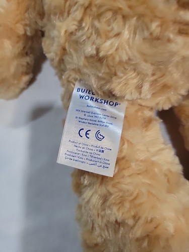 Build a Bear Teddy Bear Plush Light Brown Happy Hugs Swirl Beige BABW Stuffed - Picture 3 of 7