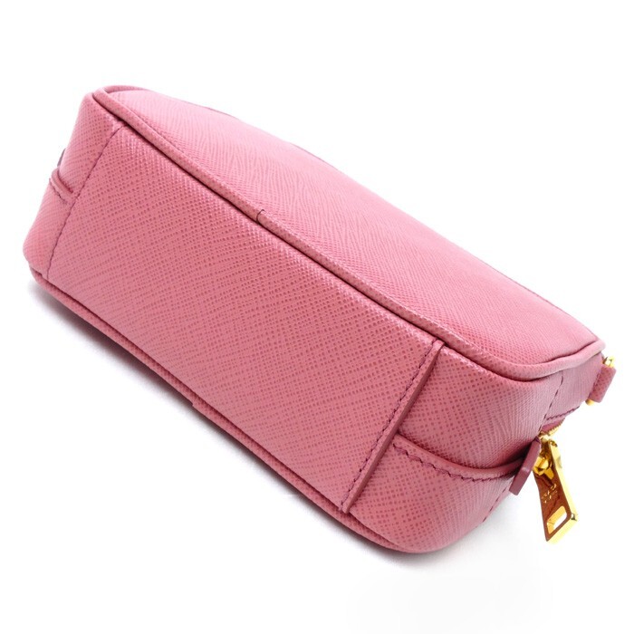バッグ Archive PRADA leather shoulder bag pink PRADA Saffiano Shoulder Bag Pink Leather 1N1674 Gold Women